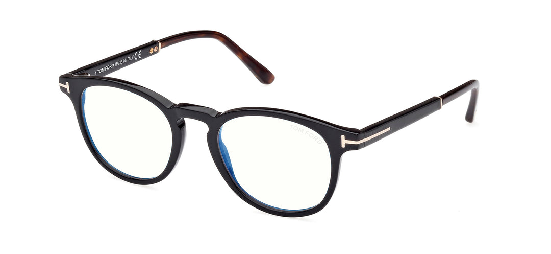 Tom Ford TF5891-B Blue Light Round Glasses | Fashion Eyewear US