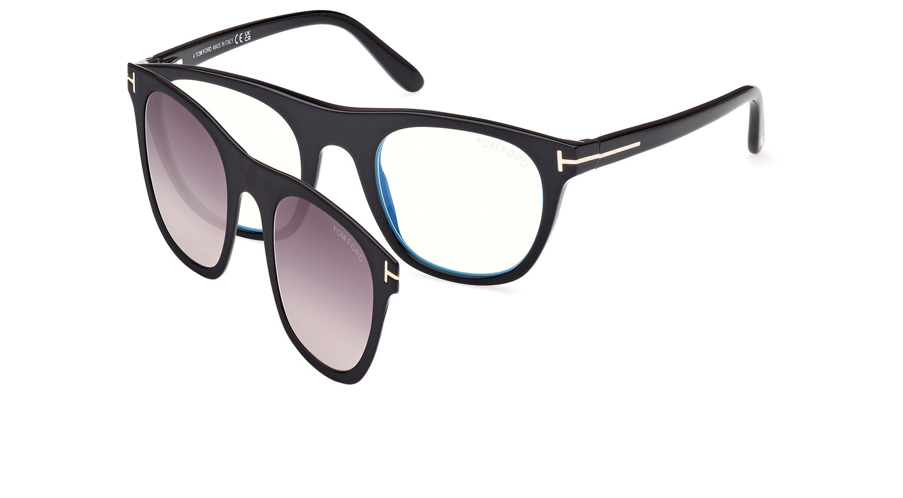 Tom Ford TF5895-B Blue Light Square Glasses | Fashion Eyewear US