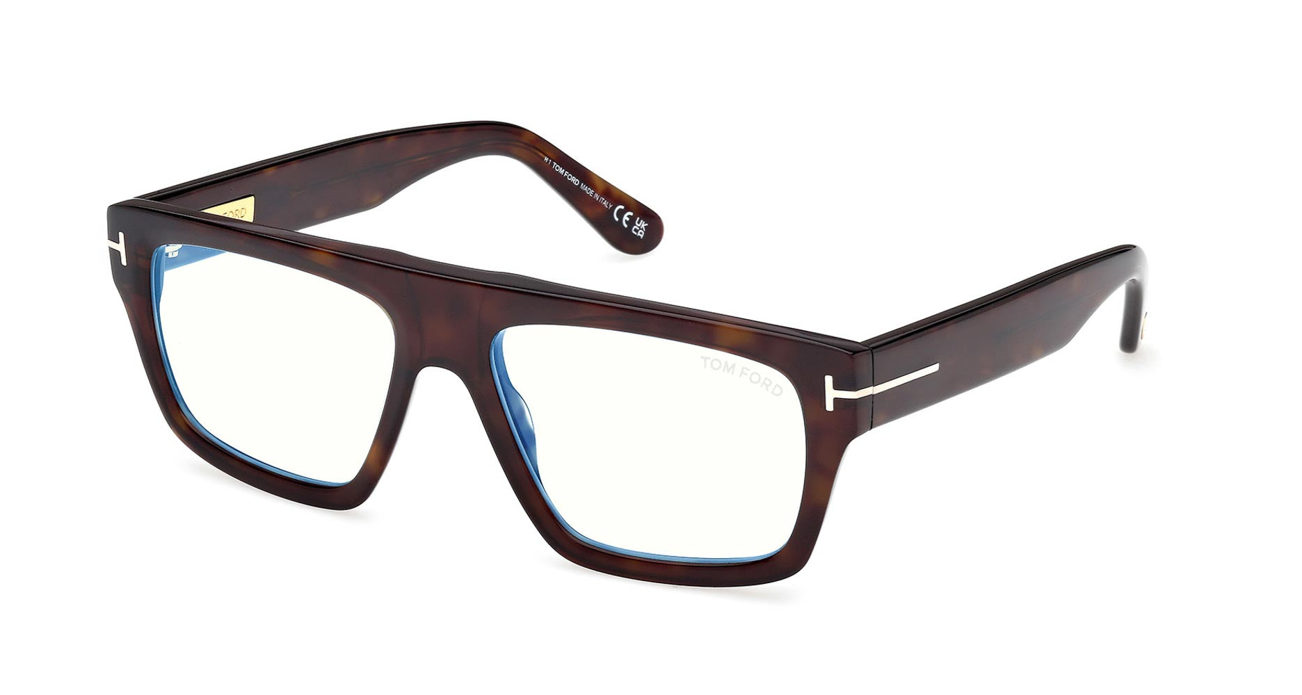 Tom Ford TF6084-B Blue Light Rectangle Glasses | Fashion Eyewear US