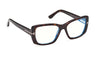 Tom Ford TF6176-B Blue Light with Clip-on#colour_dark-havana