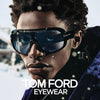 Tom Ford Rellen TF1093 #colour_shiny black and silver/light blue to blue phtotochromic