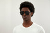 Gucci GG0447S #colour_black and dark ruthenium/grey polarised