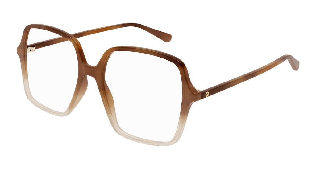 GUCCI オハサイススクエアフレムメカネ GG1003O 006 Gucci GG1003O 006 Glasses - US