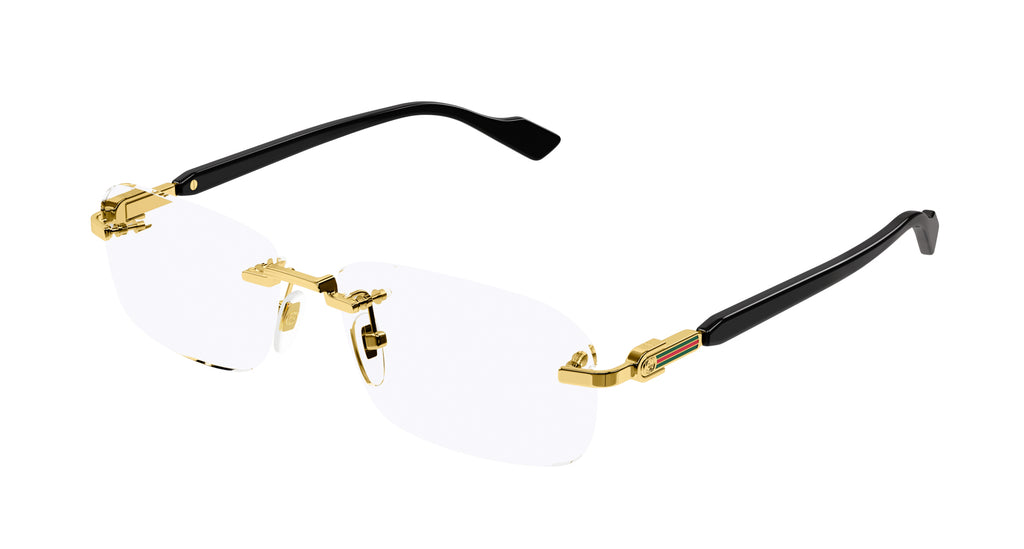 Gucci GG1221O Rectangle Glasses | Fashion Eyewear US