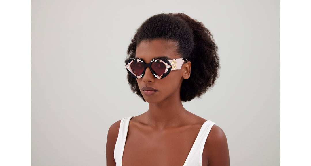 Gucci GG1329S Heart Sunglasses | Fashion Eyewear US