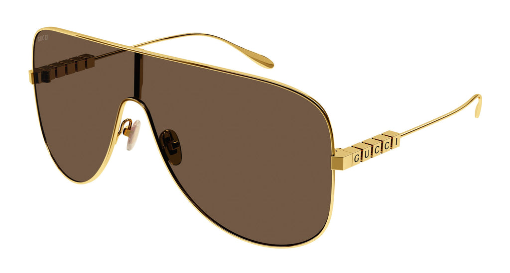 Gucci GG1436S Shield Sunglasses | Fashion Eyewear US display picture 2