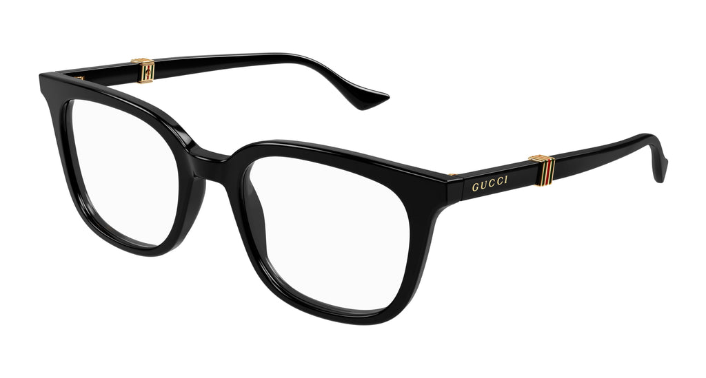 メガネ Gucci Eyeglass Frame GG1465OA 001 Rectangular Asian Fit Gucci GG1465OA Asian Fit 001 glasses | Buy online now