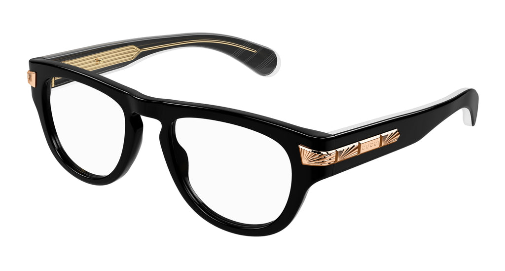 Gucci GG1519O Round Glasses | Fashion Eyewear display picture 1