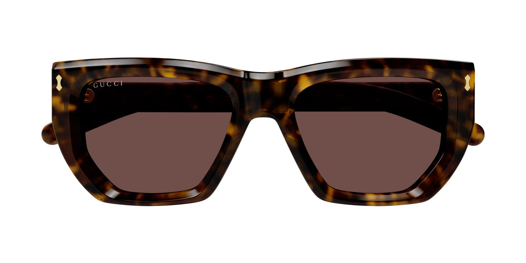 GUCCI(グッチ) GG1520S 001 ロゴ サングラス Gucci GG1520S Square Sunglasses | Fashion Eyewear US