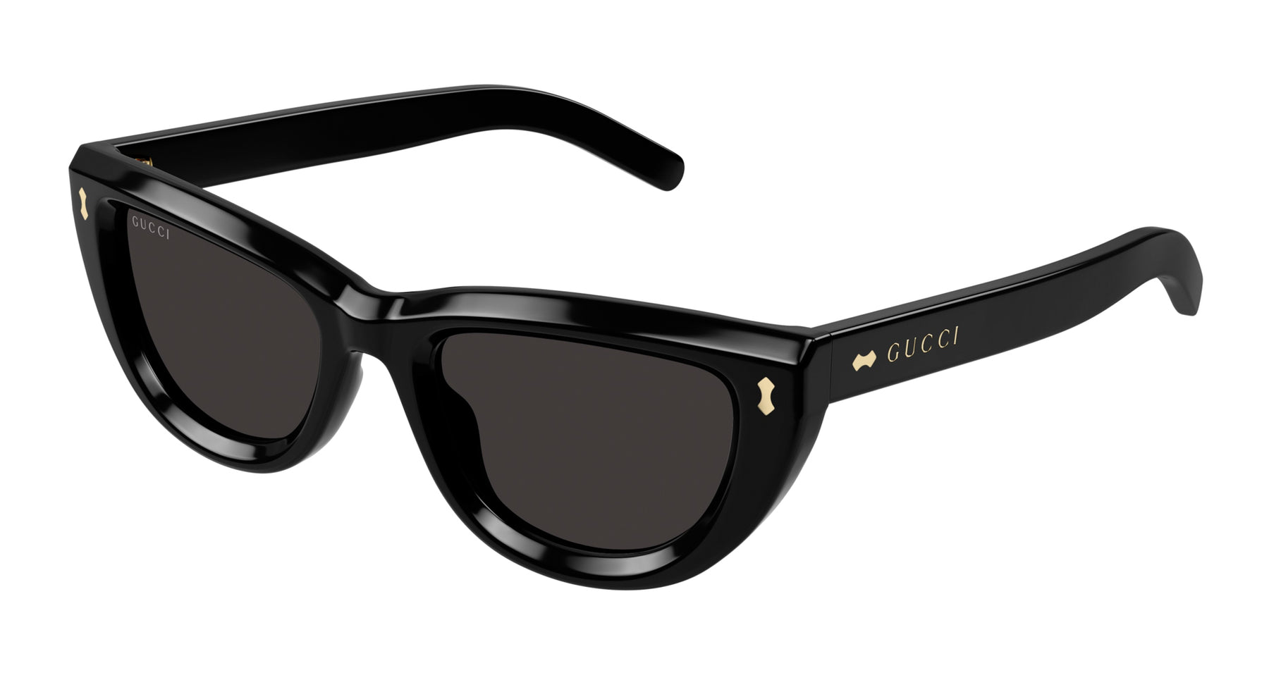 Gucci black 2024 cat eye sunglasses