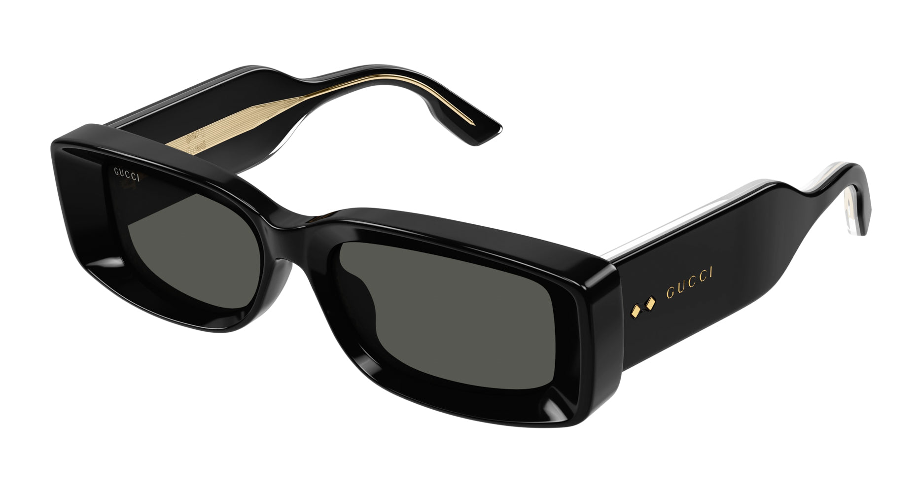 Gucci Rectangular Acetate Sunglasses (Green/Brown) – Concepts