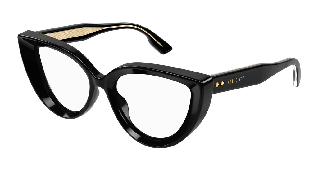GUCCI キャットアイフレムメカネ GG1530O 003 Gucci GG1530O Cat Eye Glasses | Fashion Eyewear US