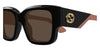 Gucci GG1663S #colour_black with nude pink and gold/brown