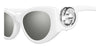 Gucci GG1691S #colour_white with silver/grey with light silver mirror