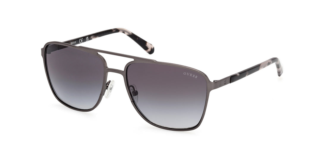 Guess black and white Aviator Sunglasses GUESS® Top Bar Aviator Sunglasses main image 3