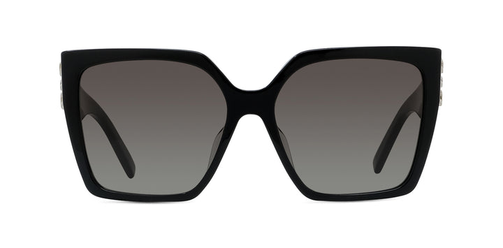 ?GIVENCHY??-High Class Head Turners-SQ. Oversize-Shiny Black-Gold 4G Bar Logo Givenchy GV40060I 52J Sunglasses - US main image 4