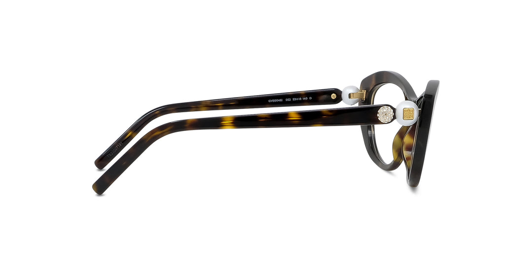 NEW Givenchy GV50047I Cat Eye Pearl Black Crystal Frames Givenchy Pearl GV50047I Cat Eye Glasses | Fashion Eyewear US main image 4
