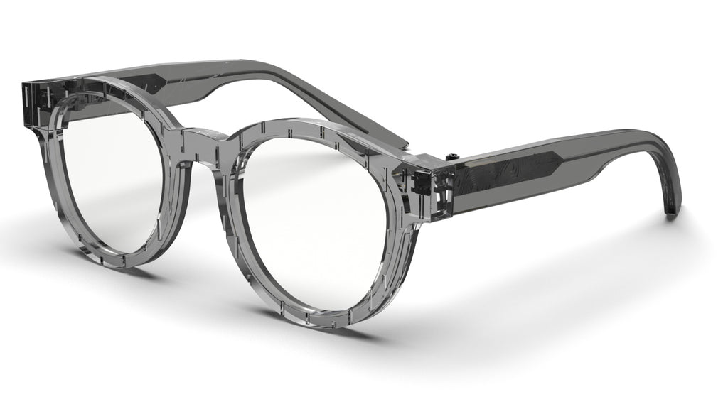 Yohji Yamamoto LOOK 015 Round Glasses | Fashion Eyewear US display picture 2