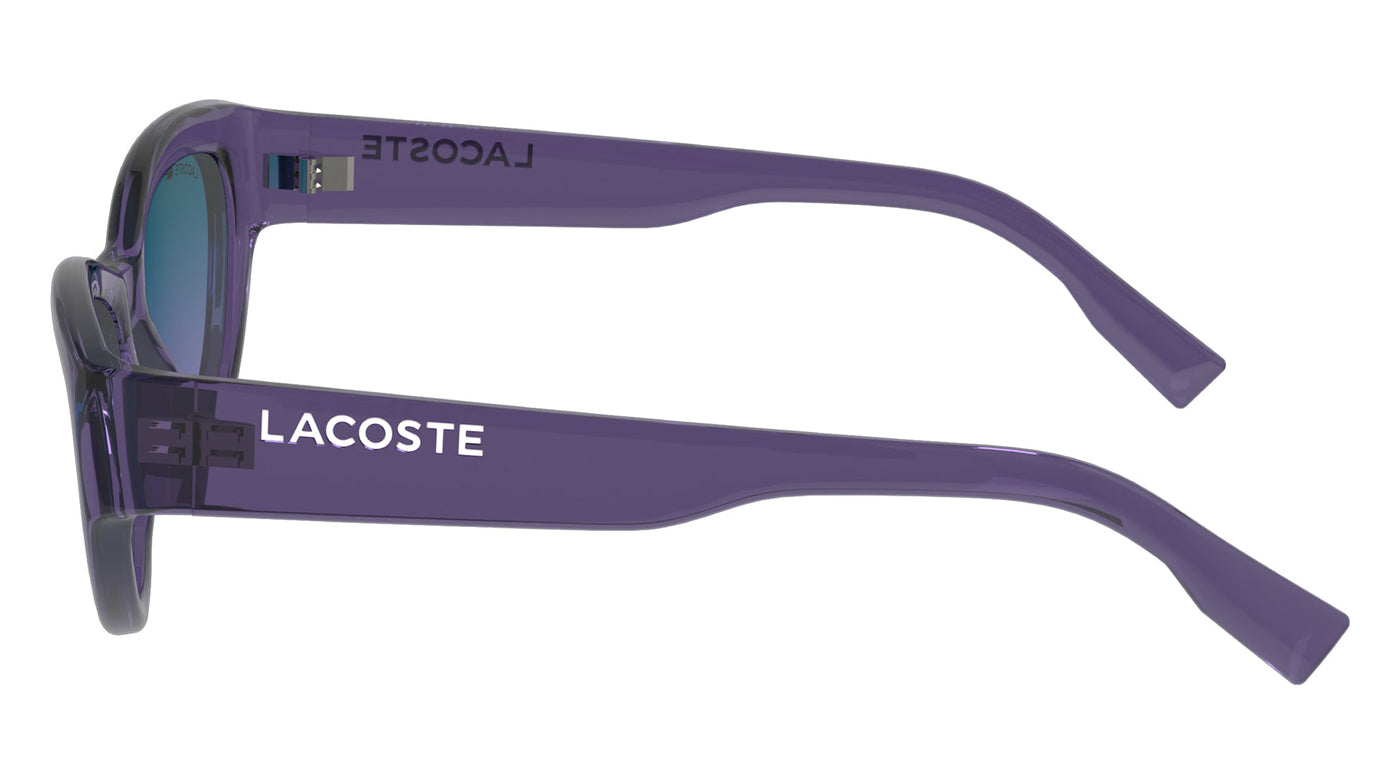 Lacoste L6013S Transparent Purple/Blue #colour_transparent-purple-blue