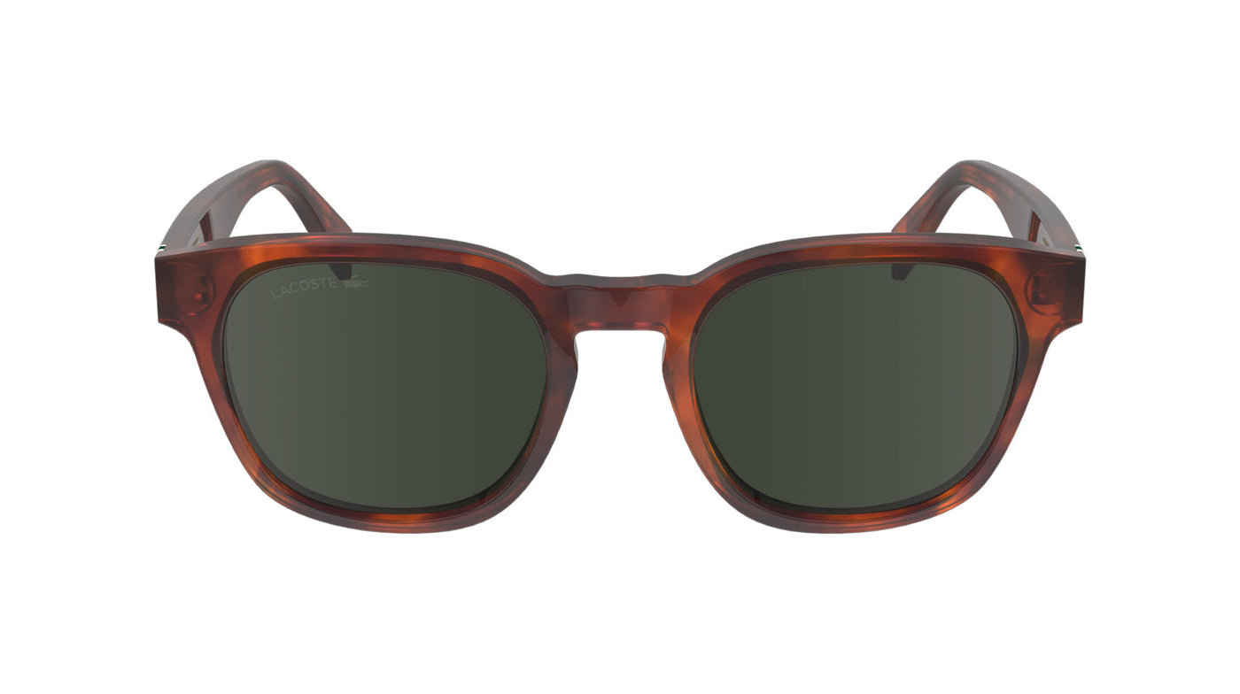 Lacoste L6015S Havana Blonde/Green #colour_havana-blonde-green