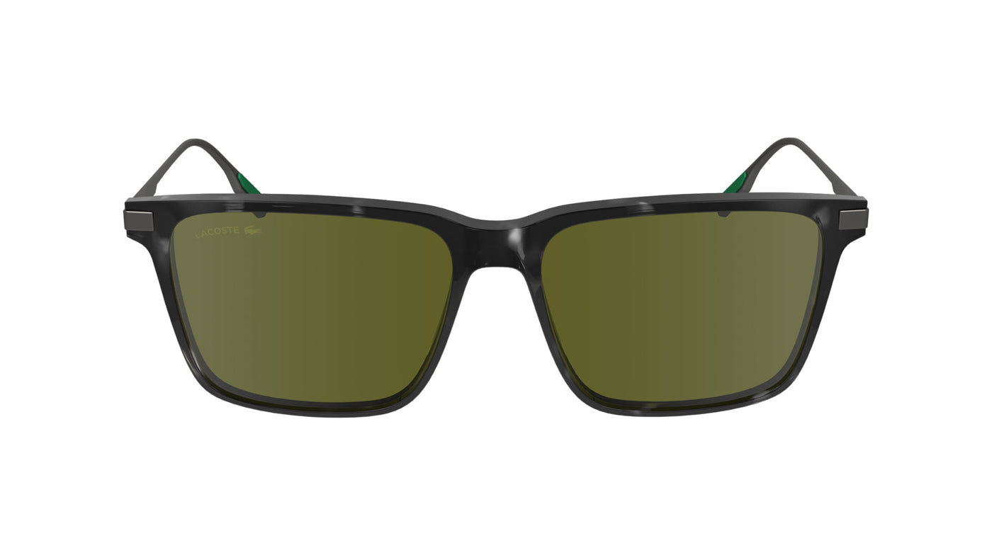 Lacoste L6017S Havana Grey/Green #colour_havana-grey-green