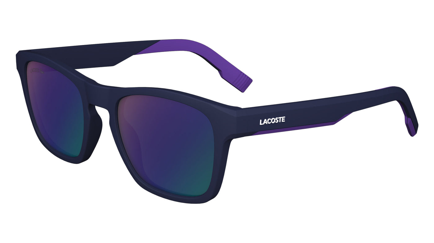 Lacoste L6018S Matte Blue/Rainbow #colour_matte-blue-rainbow