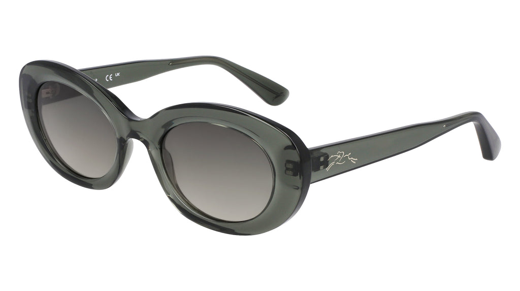 Longchamp LO756S Transparent Green/Grey Gradient #colour_transparent-green-grey-gradient