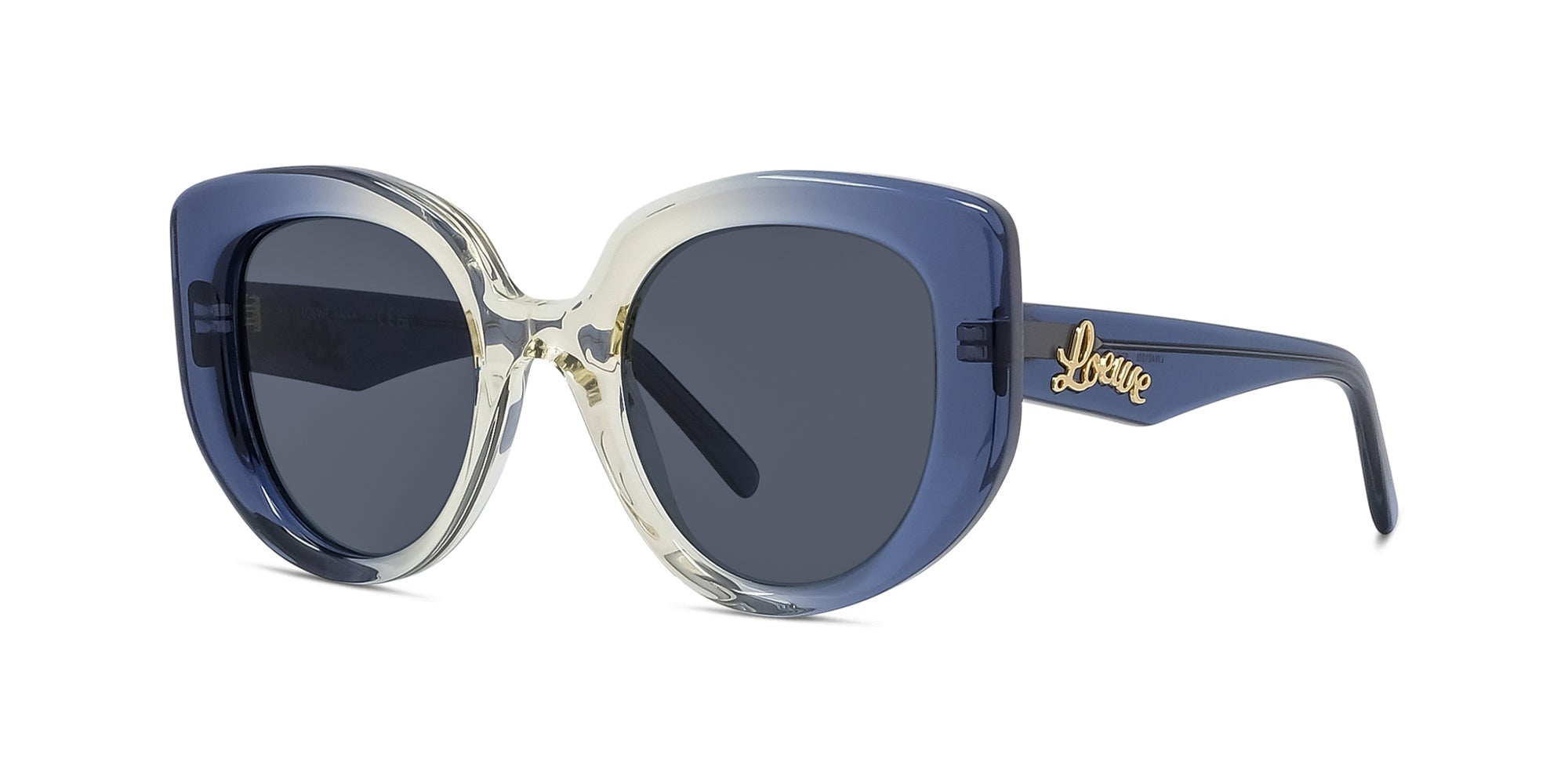 LOEWE スクエアフレムサンクラス LW40113U 50A Sunglasses Loewe Square Halfmoon LW40113U Frame color Black