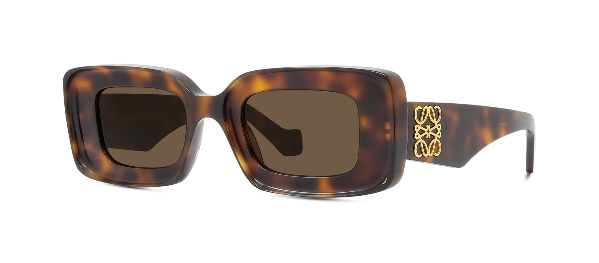 Loewe Chunky Anagram LW40101I Rectangle Sunglasses | Fashion Eyewear