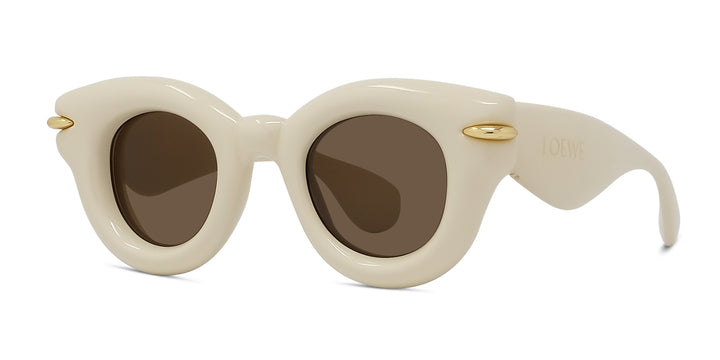 Loewe Inflated LW40118I Oval Sunglasses | Fashion Eyewear US