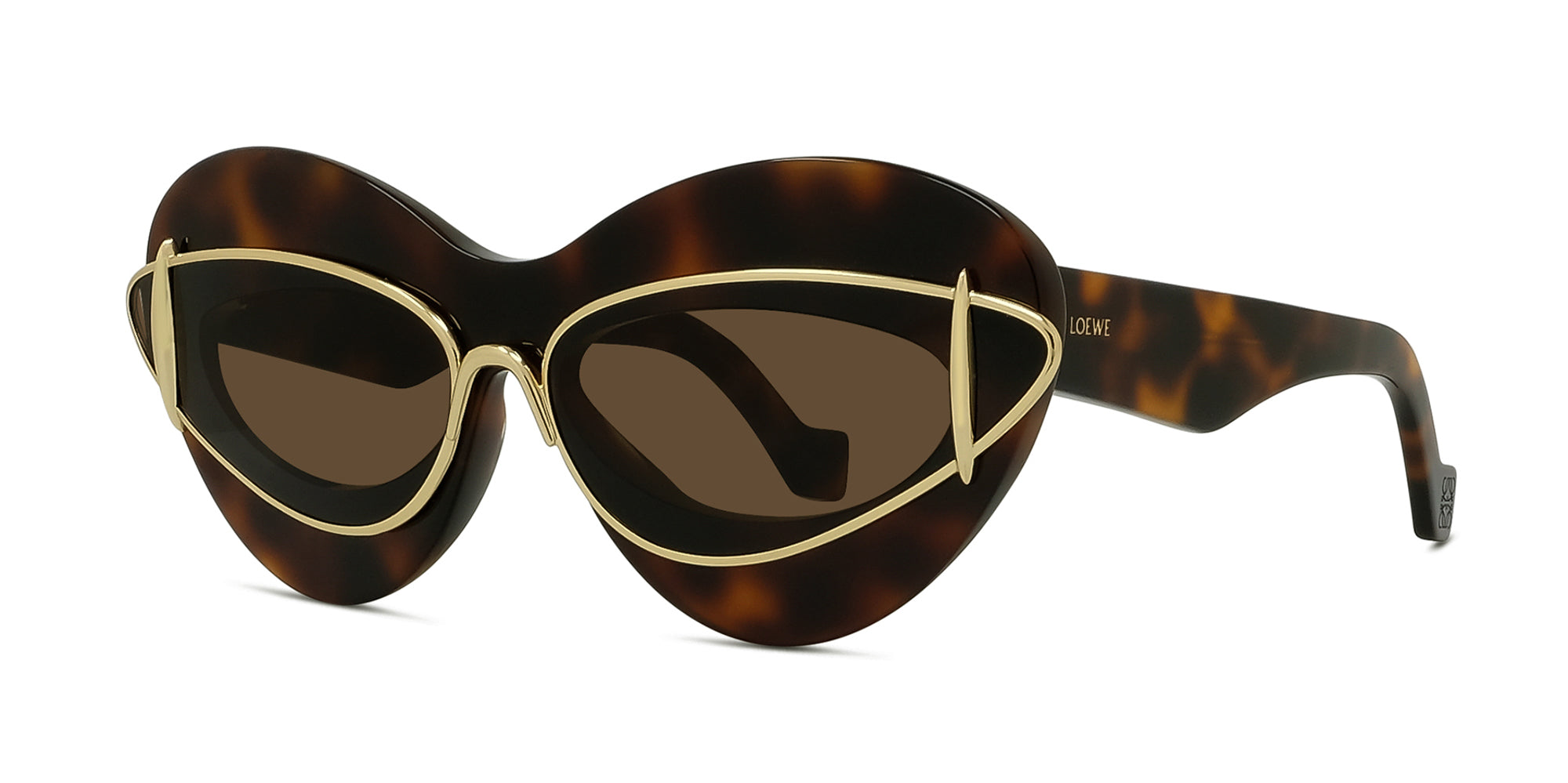 Loewe Double Frame LW40119I Cat Eye Sunglasses | Fashion