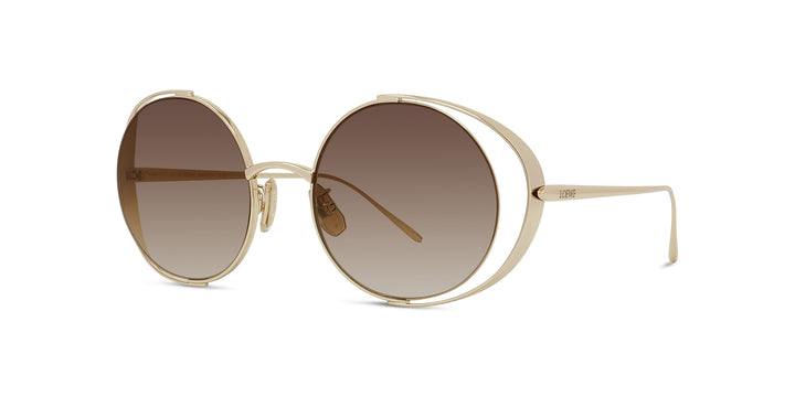 LOEWE SLW 783Gサングラスフラワーラインストーンボルドー LOEWE サングラス