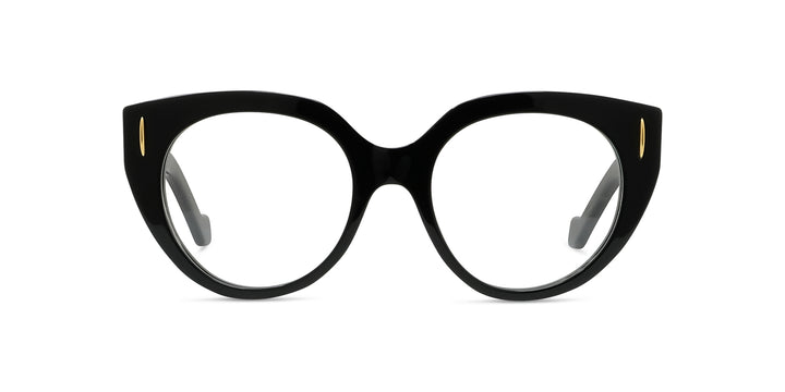 LOEWE キャットアイフレムメカネ LW50081I 001 Loewe Anagram LW50081I Cat Eye Glasses | Fashion Eyewear US