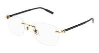 Montblanc MB0222O Gold/Black #colour_gold-black