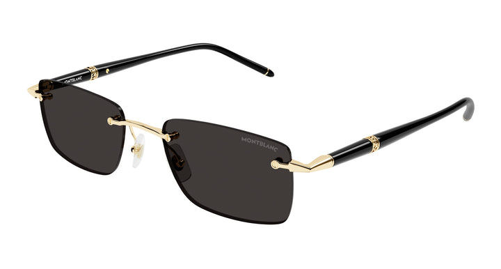 BLANC サングラス Montblanc MB0344S Rectangle Sunglasses | Fashion Eyewear US