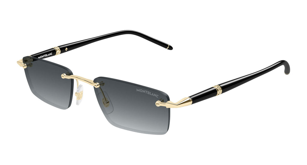 Montblanc MB0484S Rectangle Sunglasses | Fashion Eyewear US