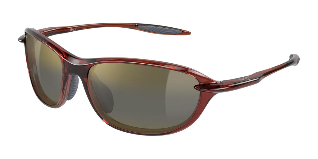 Maui Jim Ho’okipa Ultra R-XS MJ0338S #colour_shiny-transparent-brown-hcl-bronze-bi-gradient-polar