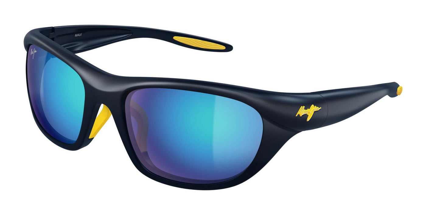 Maui Jim Haulani AF MJ0343SA Rectangle Sunglasses | Fashion Eyewear US