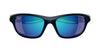 Maui Jim Haulani MJ0349S #colour_solid-matte-dark-blue-blue-hawaii-full-mirror-polar