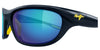 Maui Jim Haulani MJ0349S #colour_solid-matte-dark-blue-blue-hawaii-full-mirror-polar