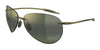 Maui Jim Sugar Beach MJ0421S #colour_shiny-transparent-khaki-green-ht-green-bi-gradient-polar