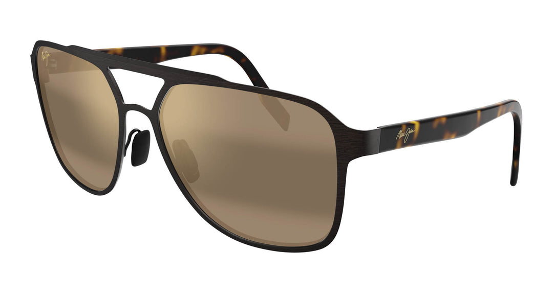 Maui Jim 2nd Reef MJ0607S Aviator Sunglasses | Fashion Eyewear US