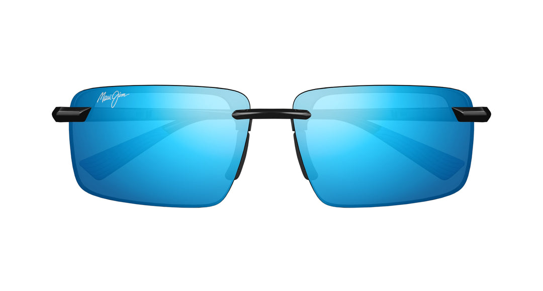 Maui Jim Laulima MJ0656SA Rectangle Sunglasses | Fashion Eyewear US