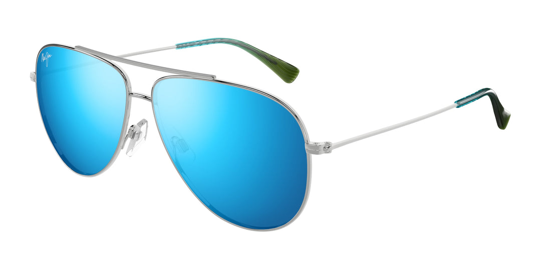 Maui Jim Hau'oli MJ0665S Aviator Sunglasses | Fashion Eyewear UK