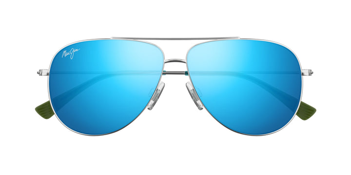Maui Jim Hau'oli MJ0665S Aviator Sunglasses | Fashion Eyewear US