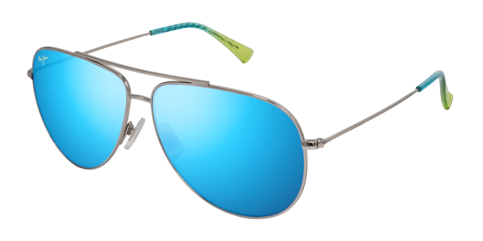 Maui Jim Hau'oli XL MJ0674S Aviator Sunglasses | Fashion Eyewear US