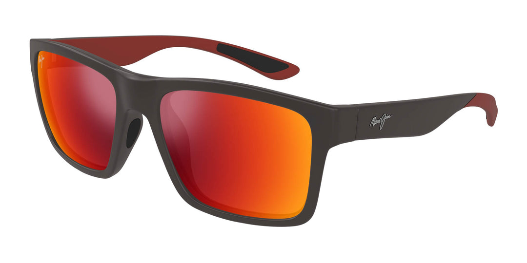 Maui Jim The Flats MJ0897S Rectangle Sunglasses | Fashion Eyewear US