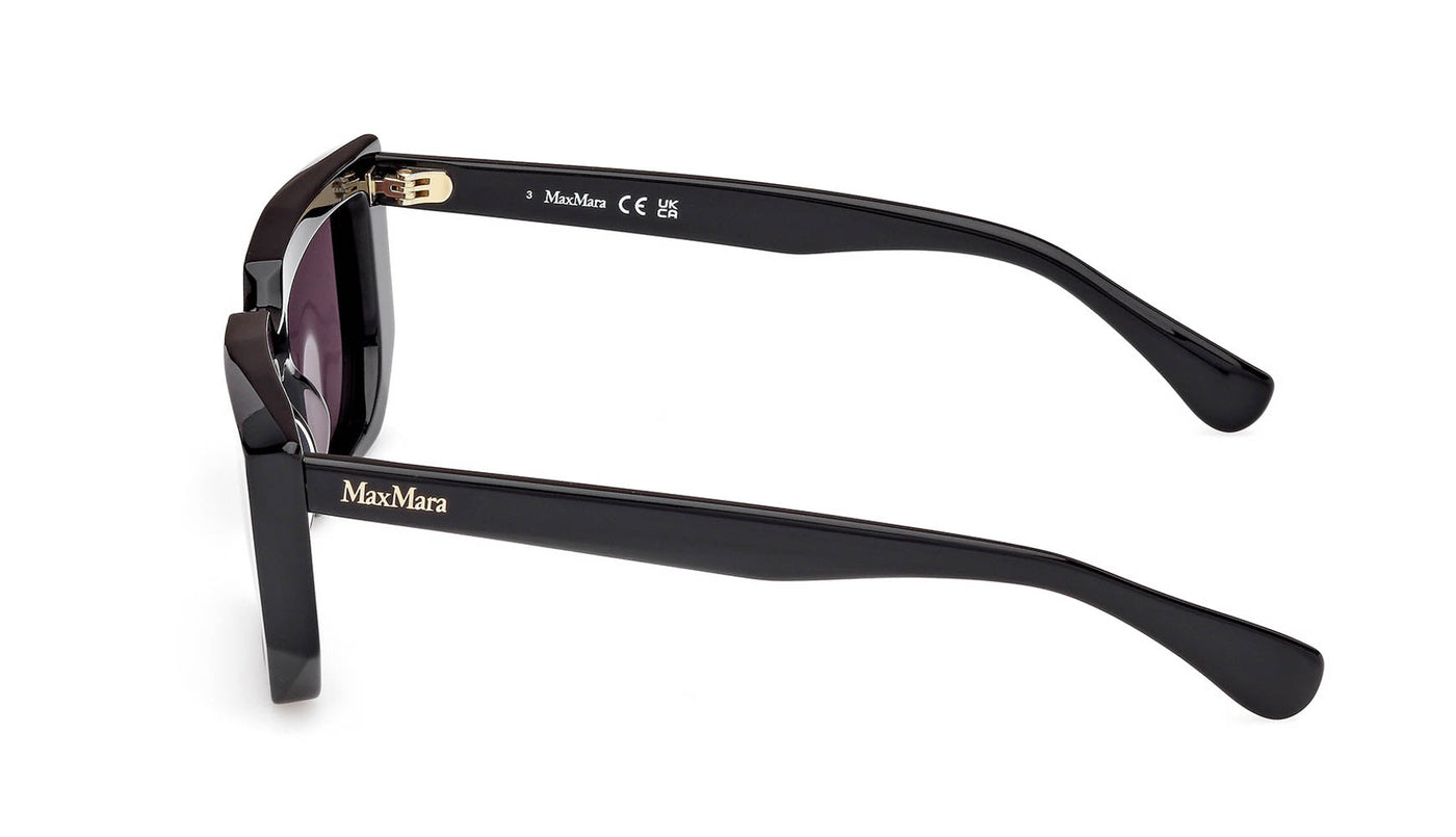 MaxMara Glimpse7 MM0126 Shiny Black/Smoke #colour_shiny-black-smoke