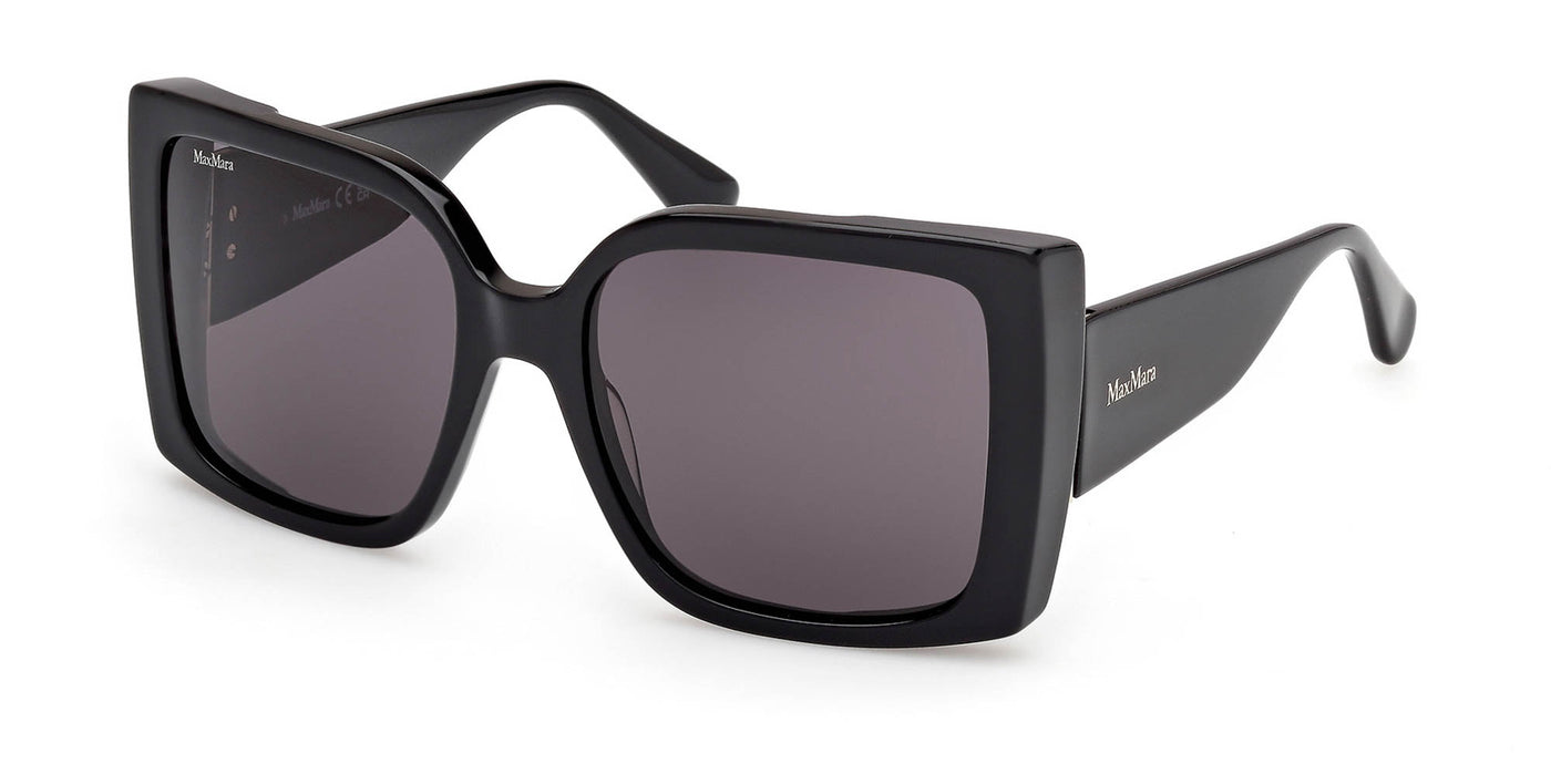 MaxMara Hinge MM0131 Shiny Black/Smoke #colour_shiny-black-smoke