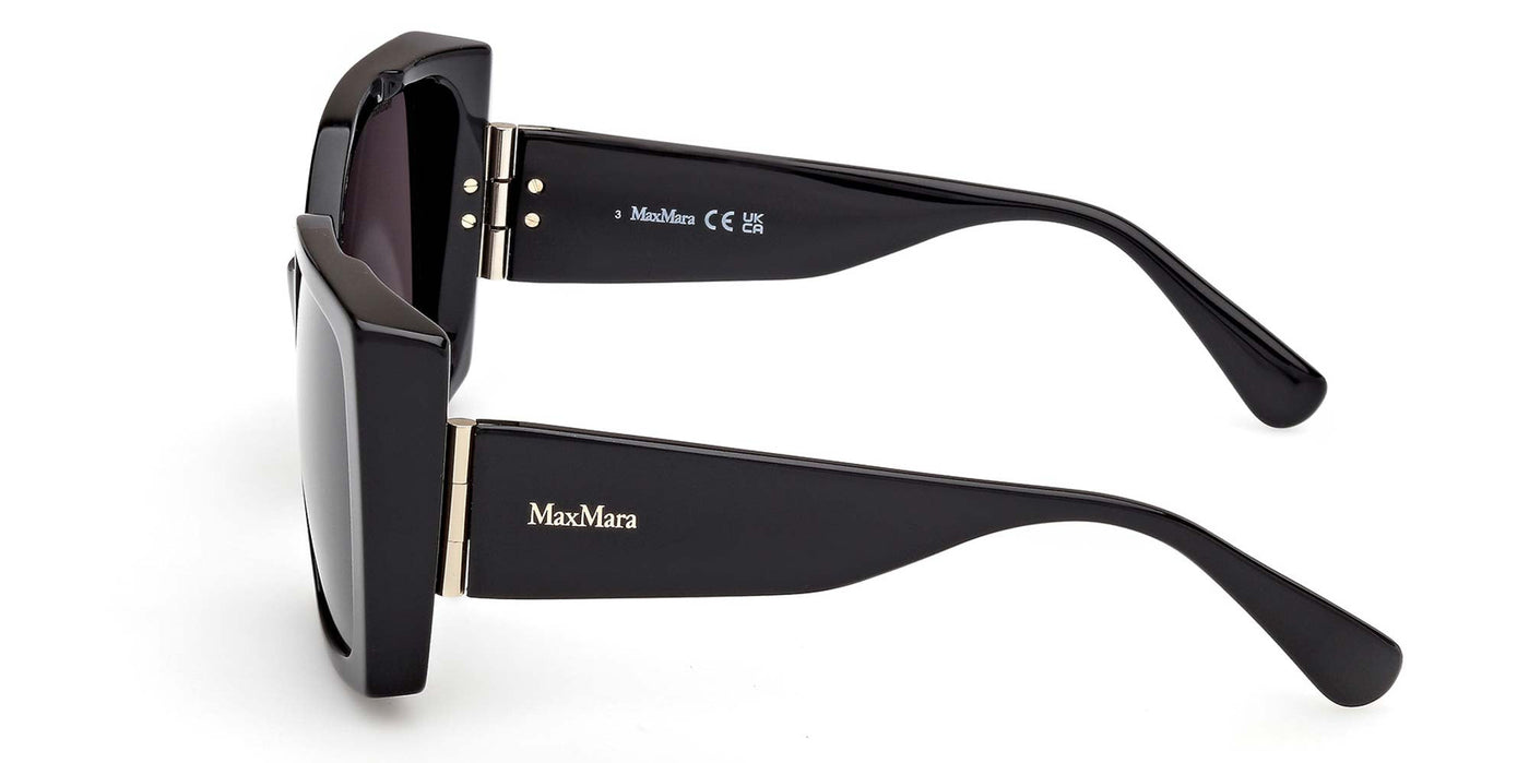 MaxMara Hinge MM0131 Shiny Black/Smoke #colour_shiny-black-smoke